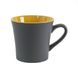 Керамическая чашка MARCELA матовая 360 мл серо-желтый