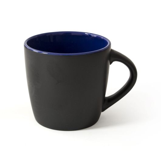 Керамическая чашка матовая ETNA 300 мл черно-синий