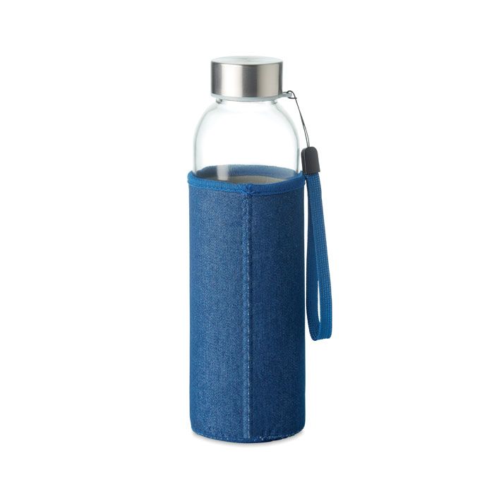 Бутылка UTAH DENIM 500 мл, стекло/неопрен синий