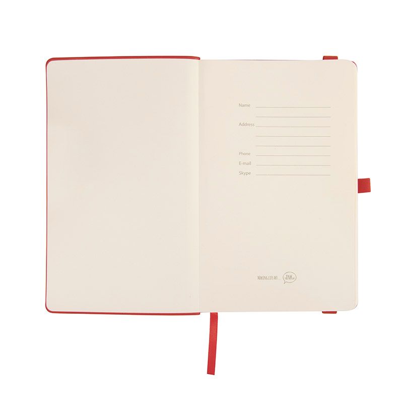 Блокнот GRACY А5, 130х210 мм, мягкая обложка, в линию, 192 страницы, держатель для ручки, резинка-фиксатор