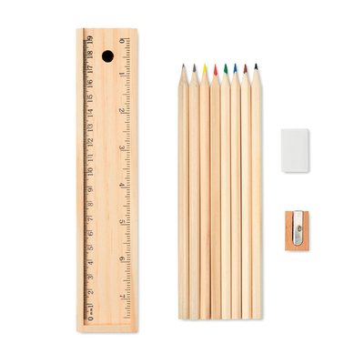 Набір з 8 олівців TODO SET, 20,5х4,2х2,3 см деревина