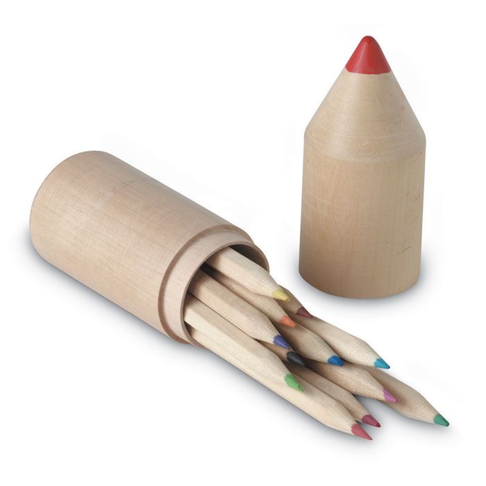 Набір 12 олівців COLORET, 3,5X13,5 см деревина