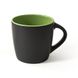 Керамическая чашка матовая ETNA 300 мл черно-зеленый