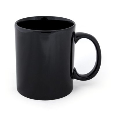 Керамическая чашка AURA 340 мл черный