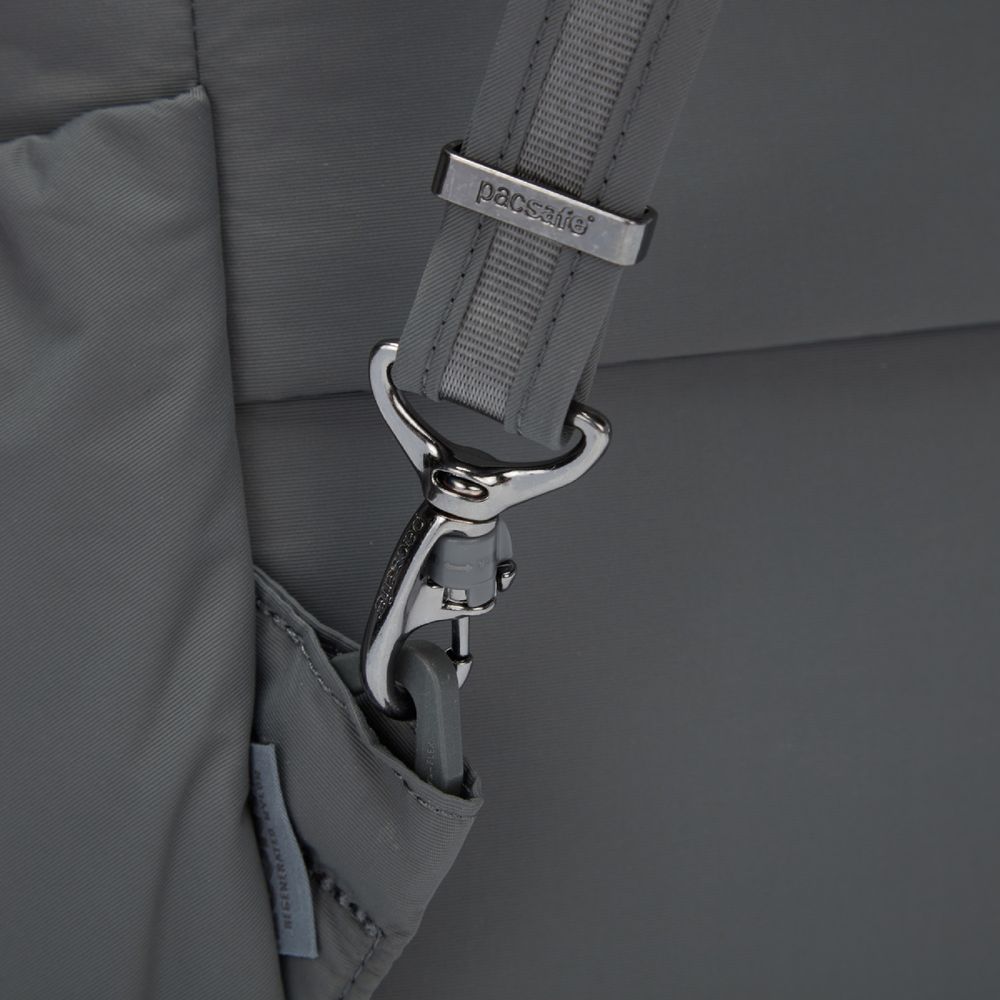 Жіночий рюкзак "антизлодій" Citysafe CX Backpack, 6 ступенів захисту 39 см х 27 см х 16 см сірий