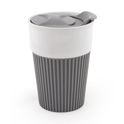 Керамическая чашка AFINA 400 мл серый