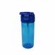 Пляшка для води Bright, тританова, 440 мл 9,3 х 18,2 см синій