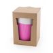 Керамическая чашка AFINA 400 мл розовый