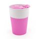 Керамическая чашка AFINA 400 мл розовый