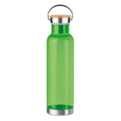Пляшка для води HELSINKI BASIC 800 мл, тритан лайм прозорий