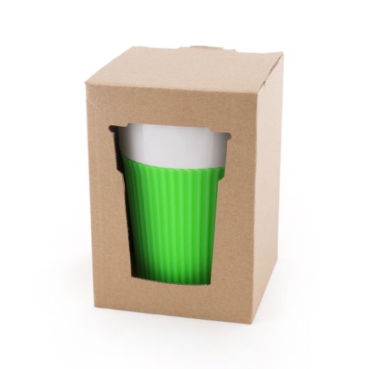 Керамическая чашка AFINA 400 мл светло-зеленый