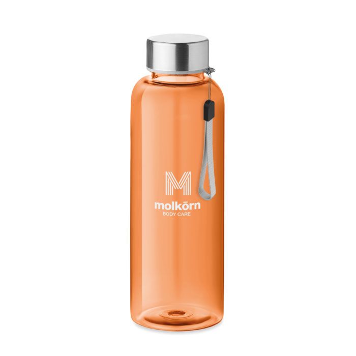 Пляшка для напоїв UTAH 500 мл, трітан помаранчевий прозорий