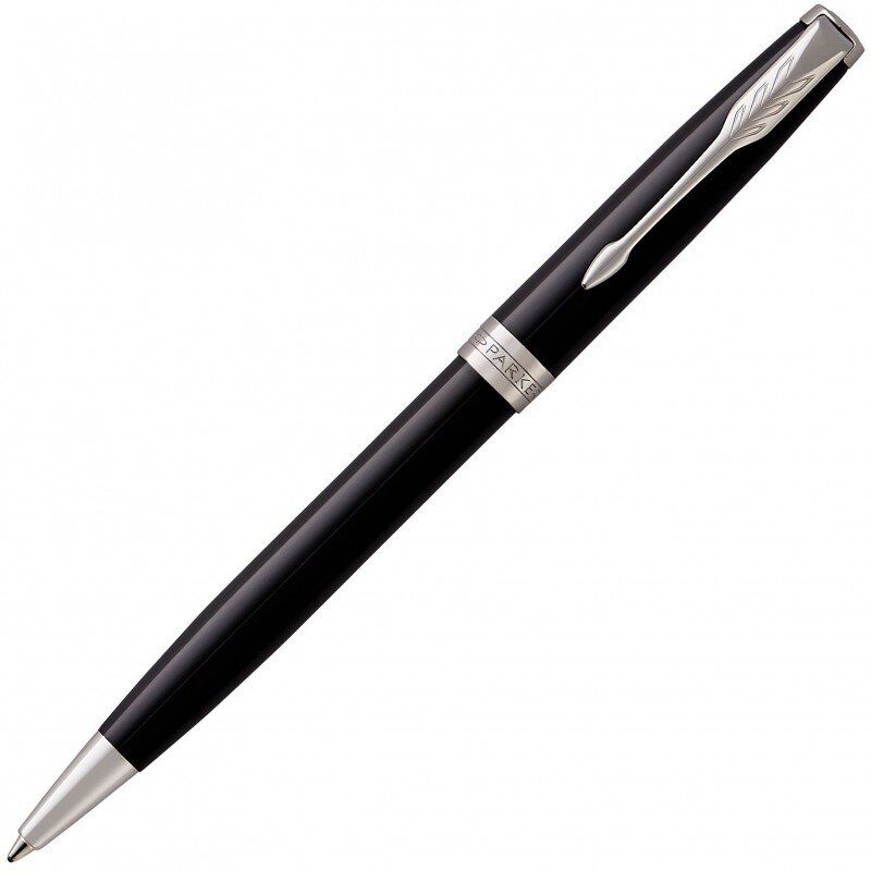 Кулькова ручка Parker SONNET 17 Black Lacquer CT BP 86
