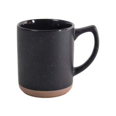 Керамическая чашка SAHARA с черным ободком, 320 мл черный