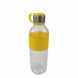 Бутылка для воды Limpid, трехтановая, 850 мл 8,2 х 25,1 см желтый