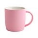 Фарфоровая чашка FIESTA 320 мл, soft-touch розовый