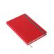 Блокнот Grosso A5, 130х210 мм, тверда обкладинка, клітинка, 224 сторінок 130х210 мм червоний
