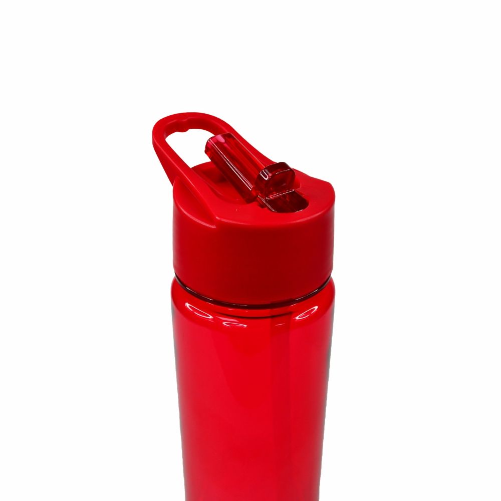 Пляшка для води Glassy, тританова, 660 мл 6,9 х 24,5 см червоний