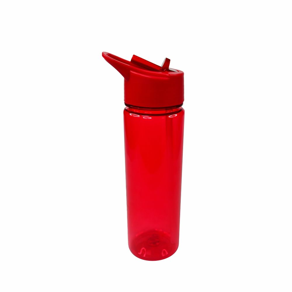 Бутылка для воды Glassy, трехтановая, 660 мл 6,9 х 24,5 см красный
