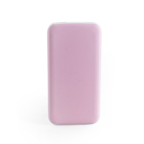 Зарядний пристрій ZEPHIR на 10000 mAh, пластик рожевий