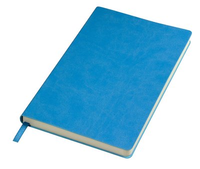 Блокнот FUNKY A5, 130х210 мм, м'яка обкладинка, лінія, 256 сторінок 130х210 мм блакитний/жовтий