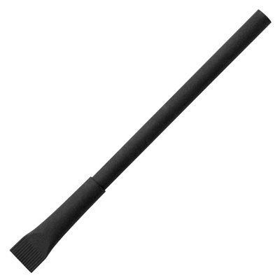 Ручка ORGANIC из переработанной бумаги, 13 см черный