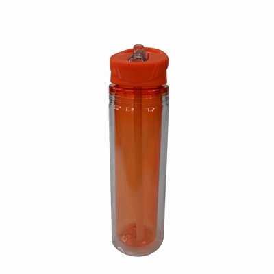 Бутылка для воды Liquid, трехтановая, 620 мл 10,5 х 26,5 см оранжевый