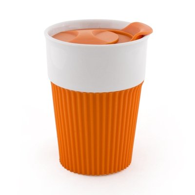 Керамическая чашка AFINA 400 мл оранжевый