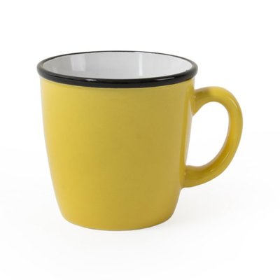 Керамическая чашка REGINA, 340 мл желто-белый