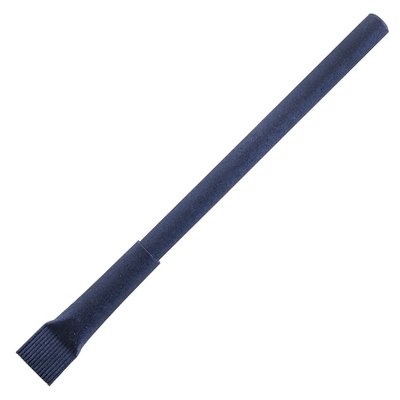 Ручка ORGANIC з переробленого паперу, 13 см синій
