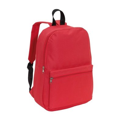 Рюкзак CHAP с карманом, 30x11x40 cм красный
