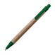 Ручка шариковая из переработанного картона ø 1 х 14,3 см зеленый