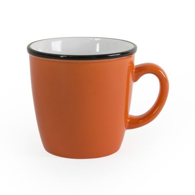 Керамическая чашка REGINA, 340 мл оранжево-белый