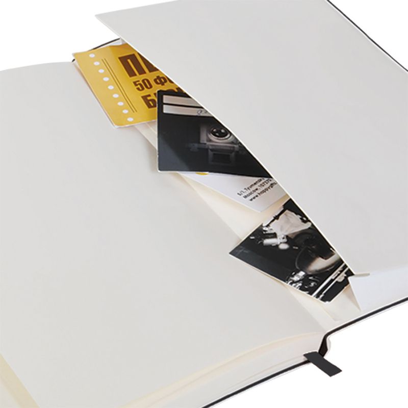 Блокнот TABBY FRANKY A5, 130х210 мм, мягкая обложка, клетка, 256 страниц, карман для визиток, ляссе в тон обложки