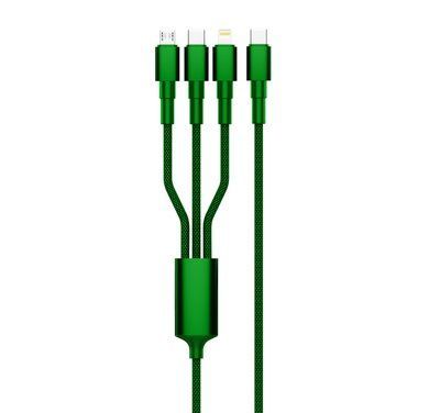 Зарядний кабель Solin Type-C 3в1 60W